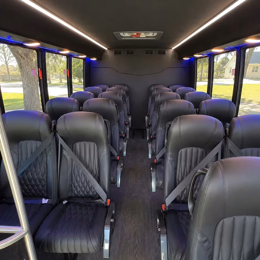 28 passenger minibus inside