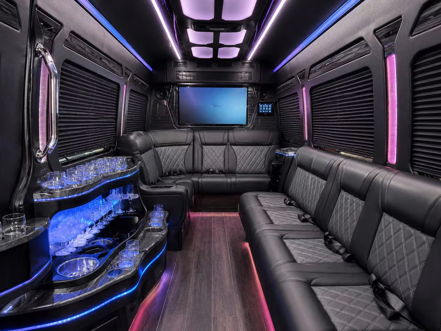 compare glendale wedding transportation options from multiple bus companies
